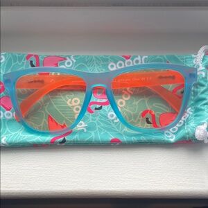 Goodr Blue and Orange Sunglasses
